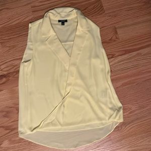 Yellow Alfani Sleeveless Blouse - Small - NWOT